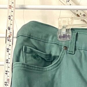 Gloria Vanderbilt Amanda jeans, sage-y green, 16